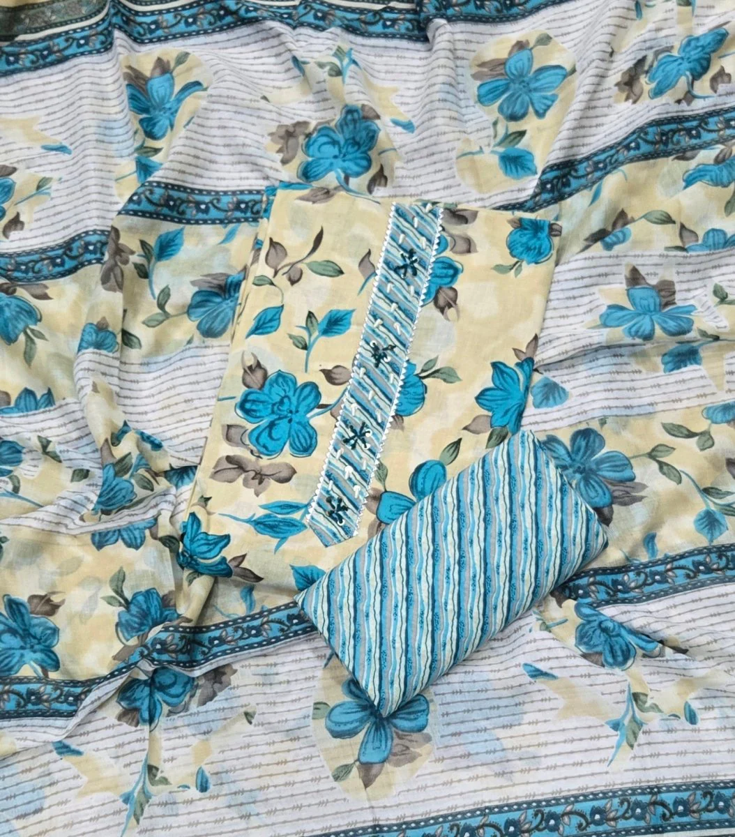 Elegant Work Pure Cotton Suit Set - Image 3