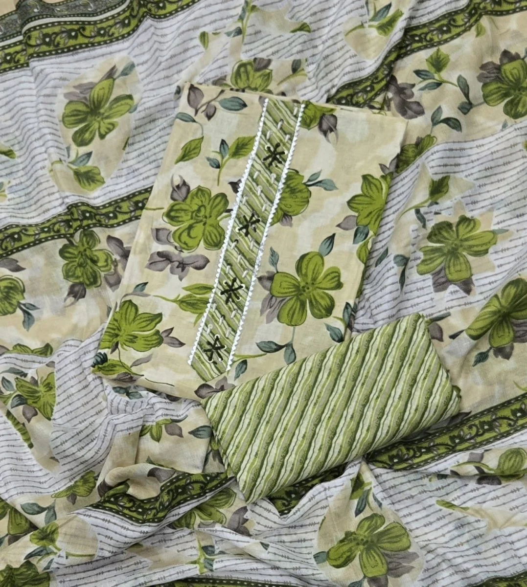 Elegant Work Pure Cotton Suit Set - Image 3