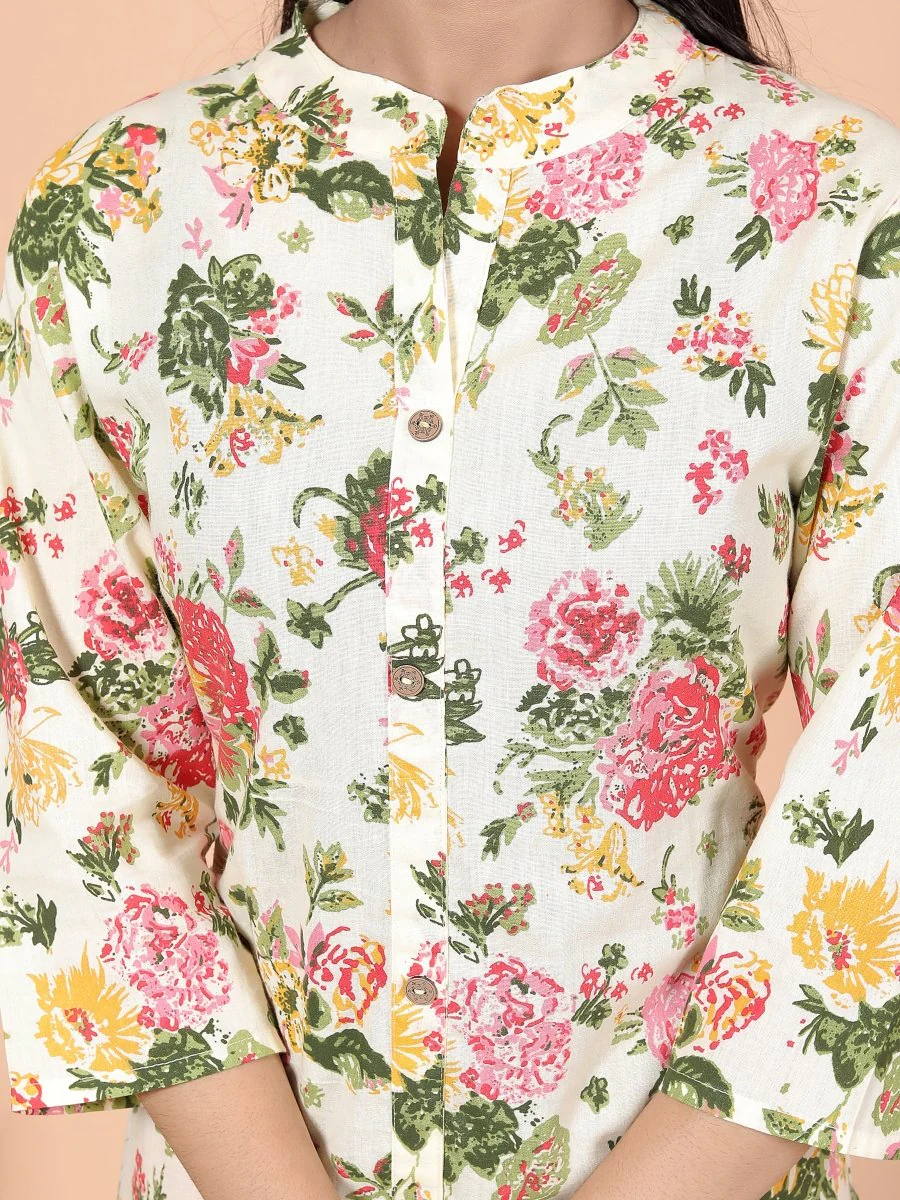 Pure Soft Cotton Print Kurti - Image 3