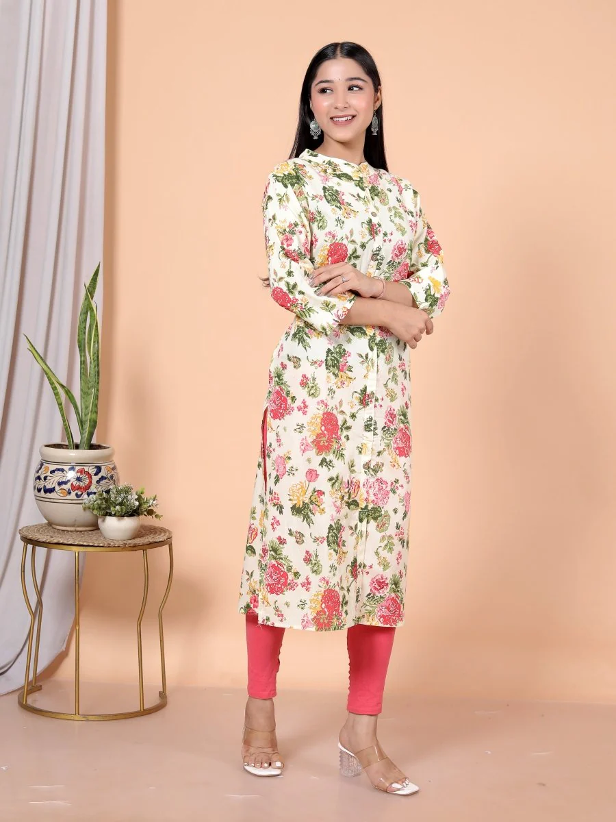 Pure Soft Cotton Print Kurti - Image 5