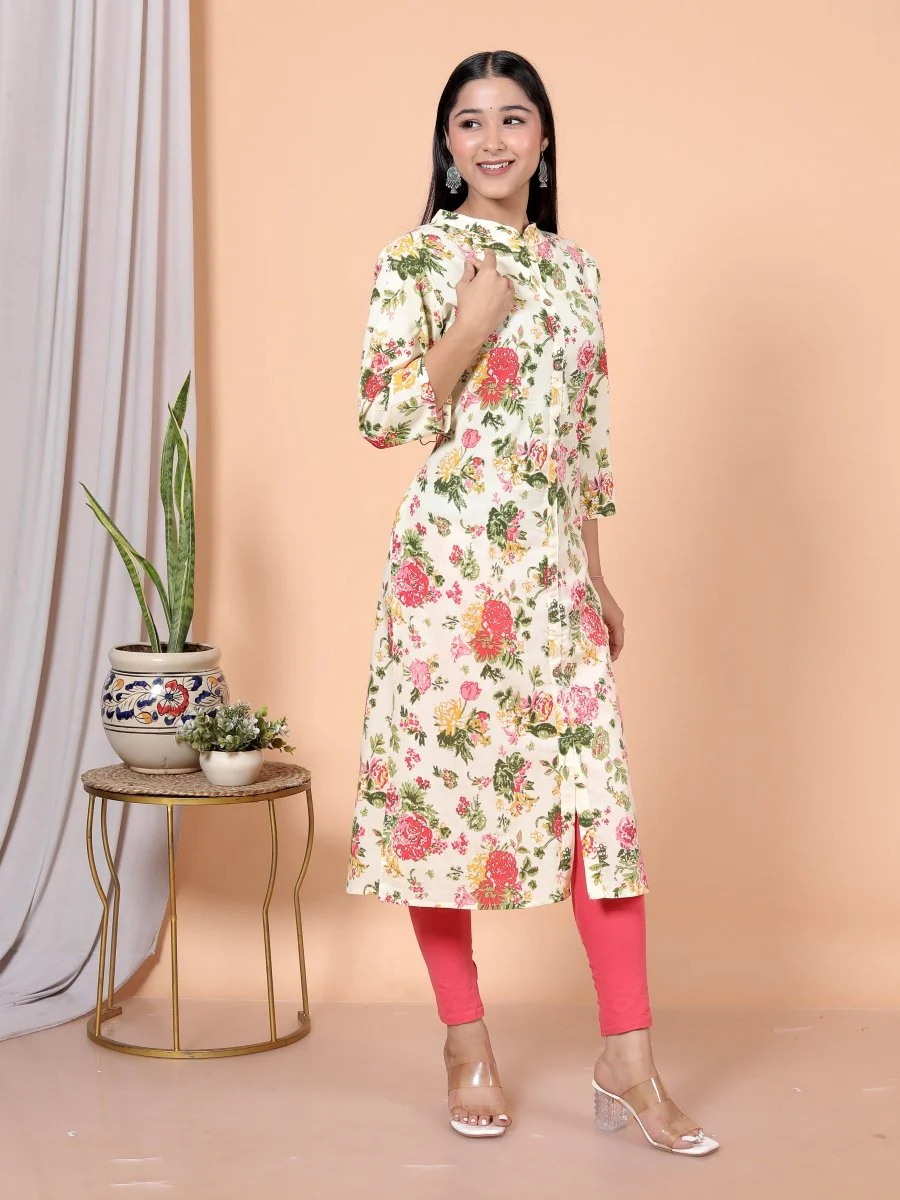 Pure Soft Cotton Print Kurti - Image 7