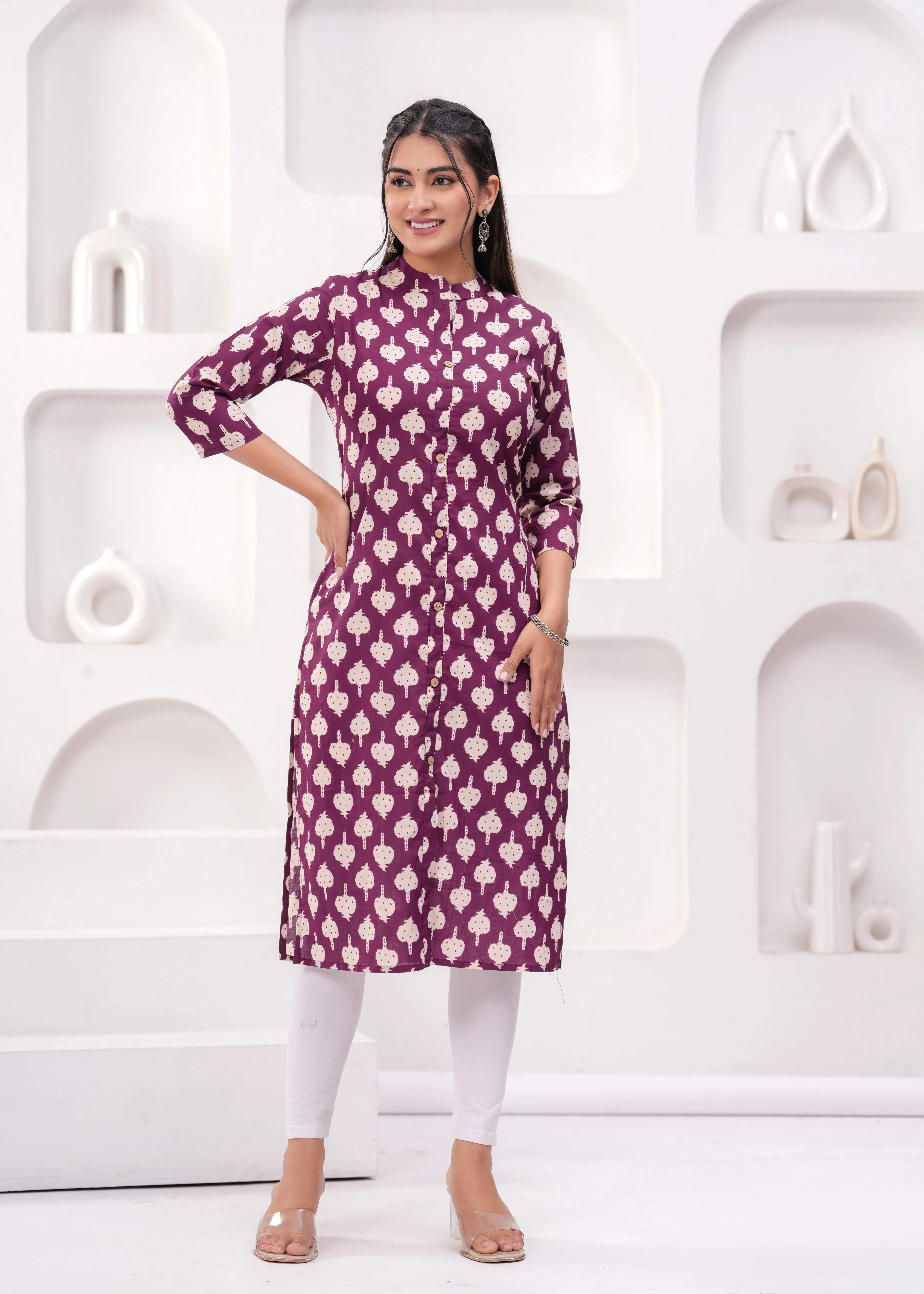 Pure Sanganeri Cotton Print Kurti - Image 4