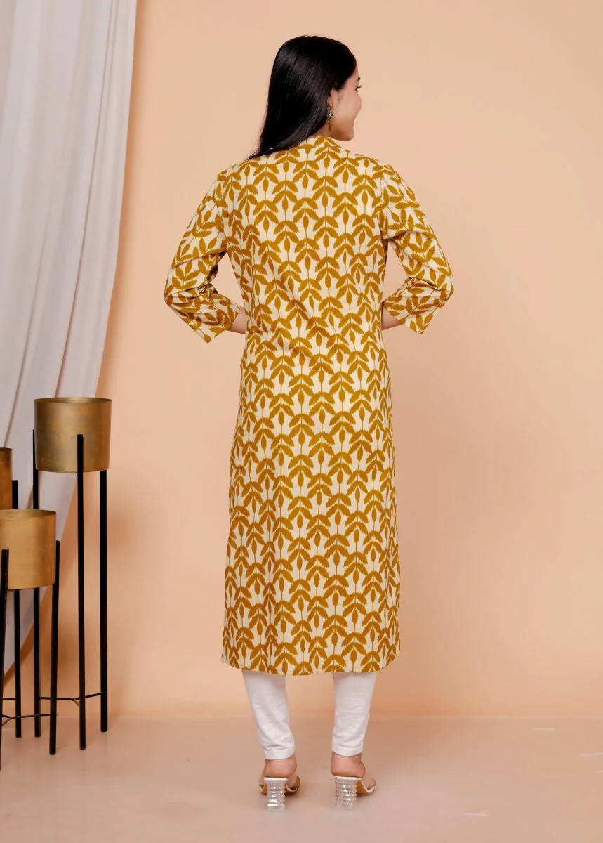 Pure Sanganeri Cotton Print Kurti - Image 4
